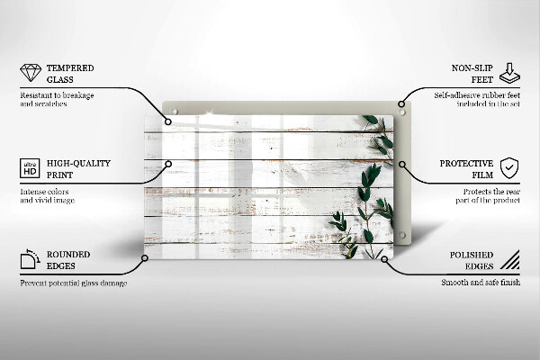 Placă protecție plita Scânduri și frunze vechi