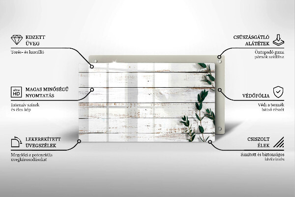 Placă protecție plita Scânduri și frunze vechi