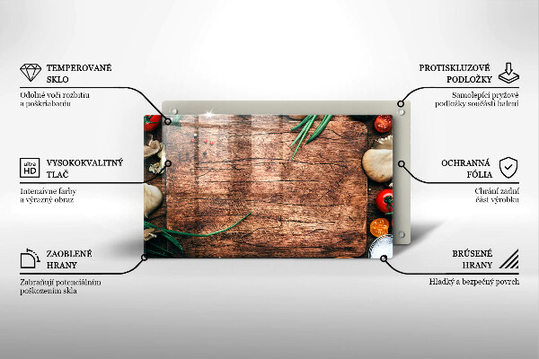 Placă protecție plita Tabla de bucatarie din lemn