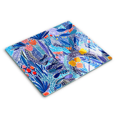 Placă sticla protectie aragaz Lunca pictata