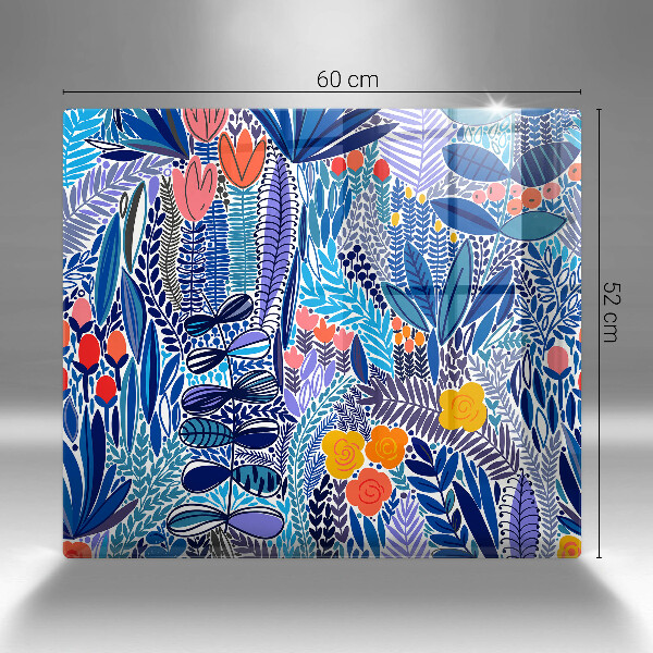 Placă sticla protectie aragaz Lunca pictata