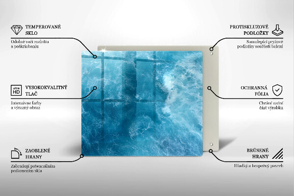 Placă protecție plita Apa albastra