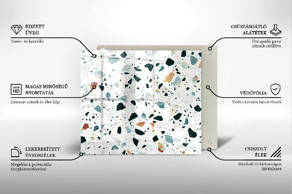 Placă sticla protectie aragaz Gresie usoara