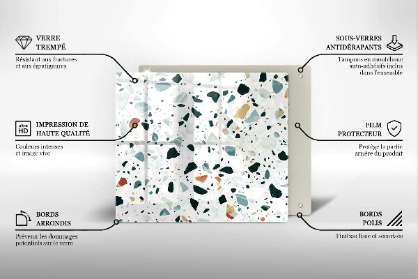 Placă sticla protectie aragaz Gresie usoara