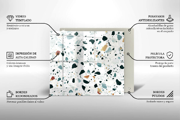 Placă sticla protectie aragaz Gresie usoara