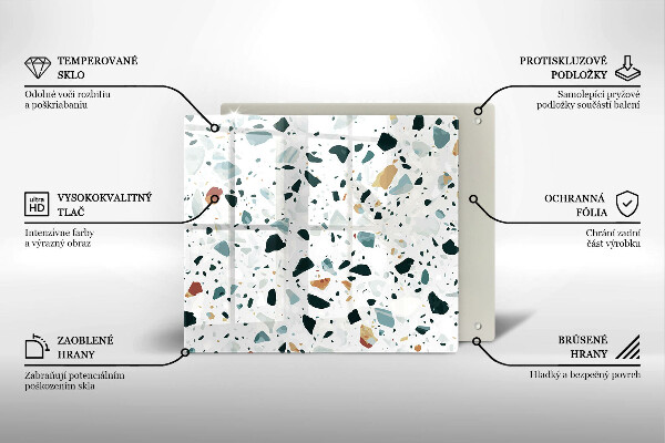 Placă sticla protectie aragaz Gresie usoara