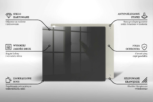 Placă protecție plita Culoare gri