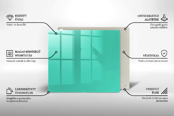 Placă protecție plita Culoarea verde