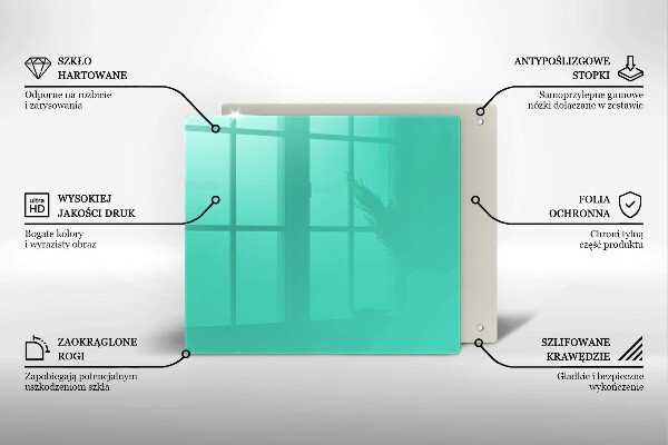 Placă protecție plita Culoarea verde