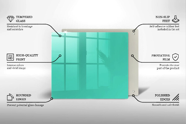 Placă protecție plita Culoarea verde