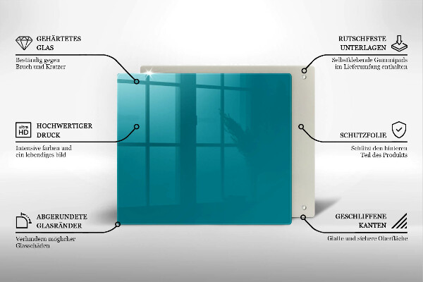 Placă protecție plita Turcoaz
