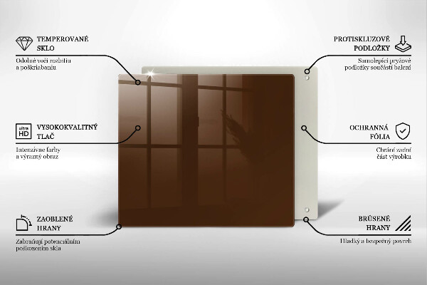 Placă protecție plita Culoarea maro