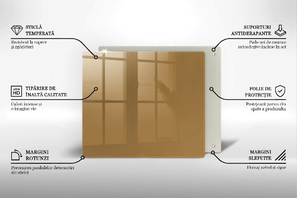 Placă protecție plita Culoare bej