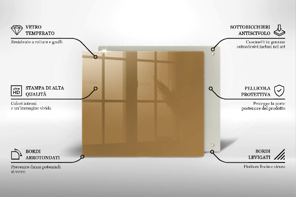 Placă protecție plita Culoare bej