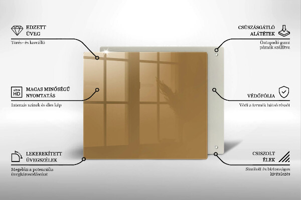 Placă protecție plita Culoare bej