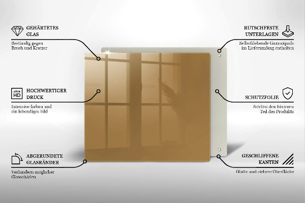 Placă protecție plita Culoare bej