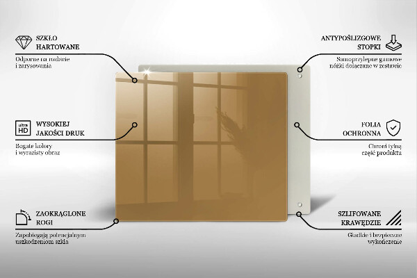 Placă protecție plita Culoare bej