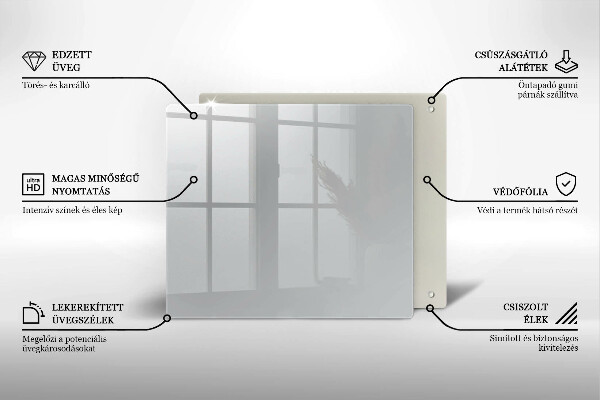 Placă protecție plita Culoare gri