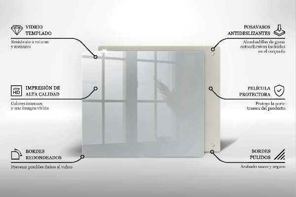 Placă protecție plita Culoare gri