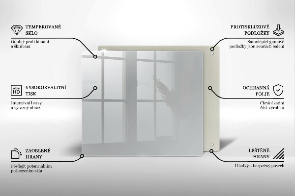 Placă protecție plita Culoare gri