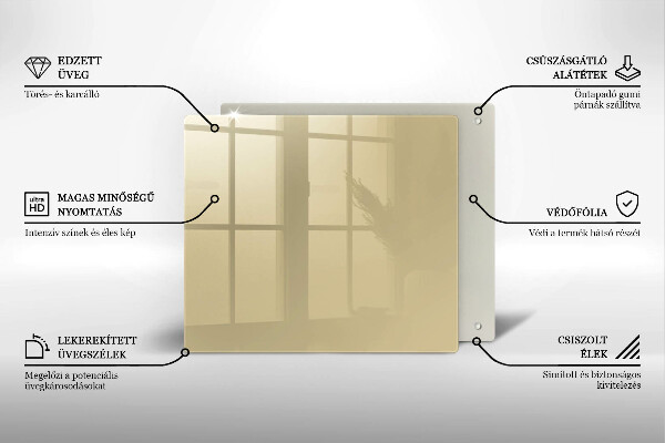 Placă protecție plita Culoare bej