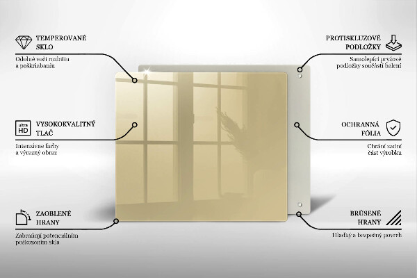 Placă protecție plita Culoare bej