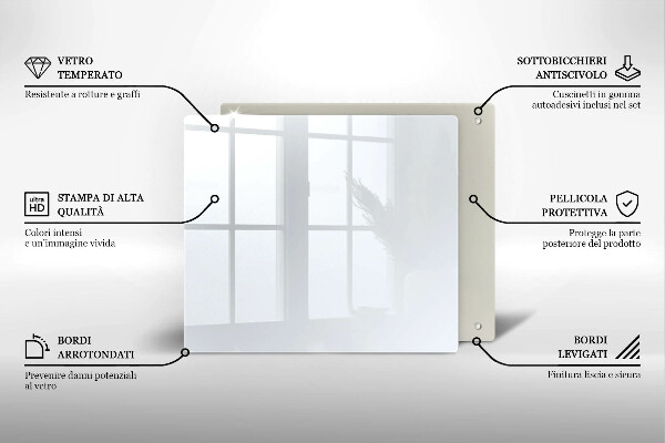 Placă protecție plita Culoare alba