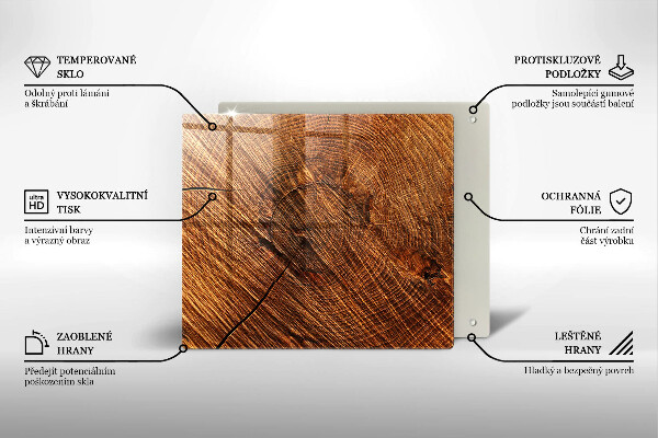 Placă protecție plita Structura din lemn