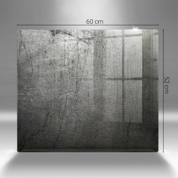 Placă protecție plita Textura metalică