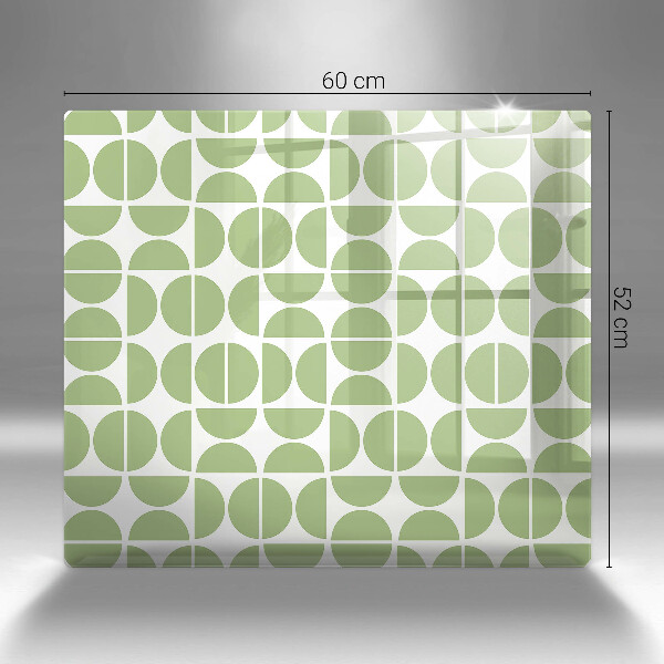 Placă protecție plita Model de forme boho