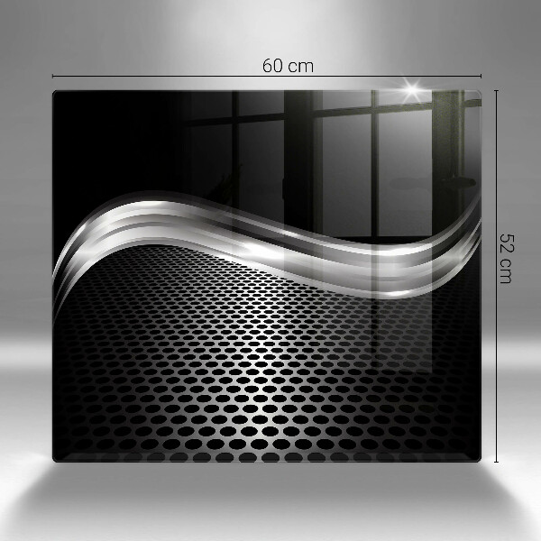 Placă sticla protectie aragaz Structura metalica