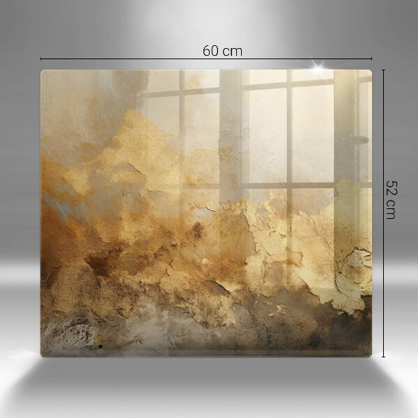 Placă sticla protectie aragaz Textura bogata