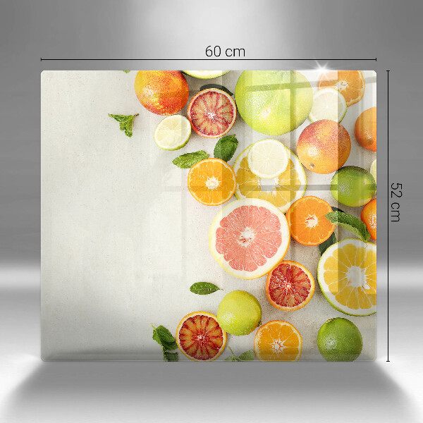 Placă sticla protectie aragaz Citrice