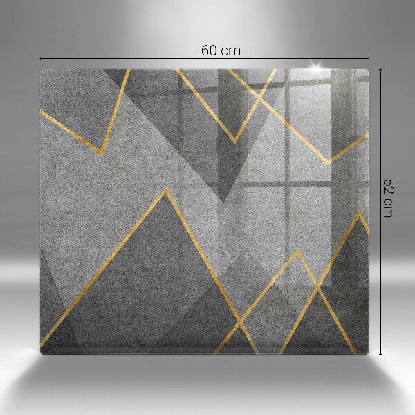 Placă sticla protectie aragaz Forme ascuțite