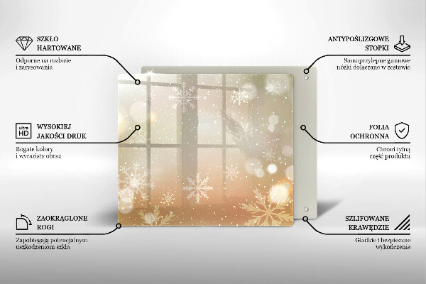 Placă protecție plita Fulgi de nea