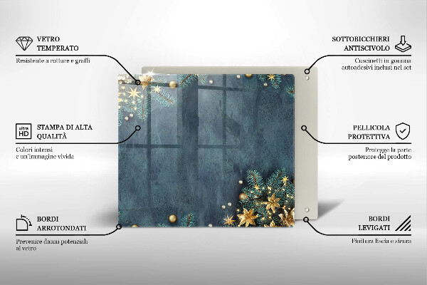 Placă protecție plita Decorațiuni de crăciun