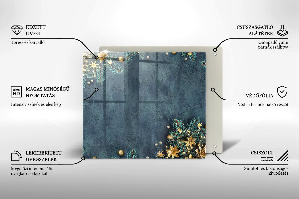 Placă protecție plita Decorațiuni de crăciun