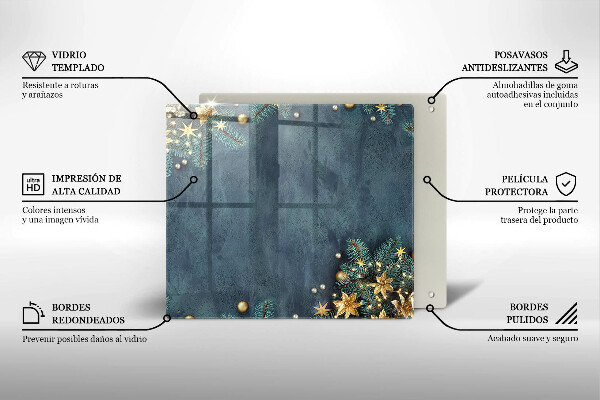 Placă protecție plita Decorațiuni de crăciun