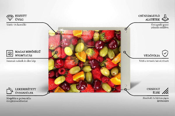 Placă protecție plita Fructe de vară