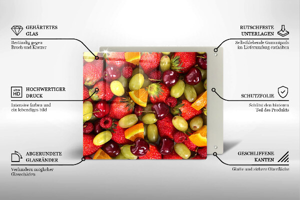 Placă protecție plita Fructe de vară