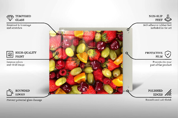 Placă protecție plita Fructe de vară