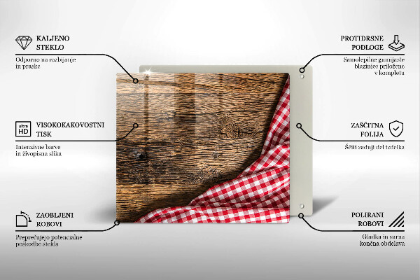 Placă protecție plita Masa de lemn