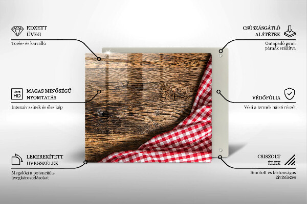 Placă protecție plita Masa de lemn