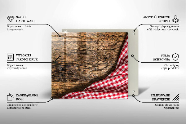 Placă protecție plita Masa de lemn