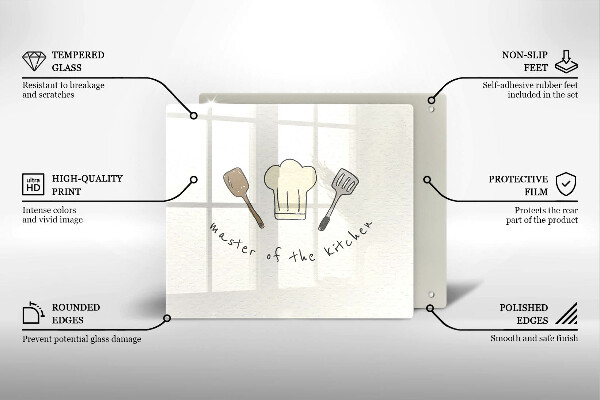 Placă protecție plita Master of the kitchen