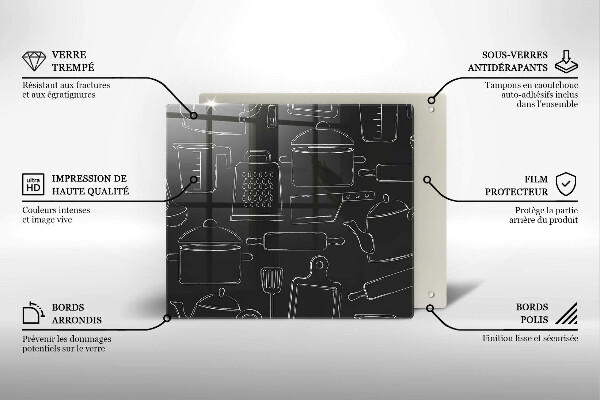 Placă de protecție pentru aragaz Accesorii de bucătărie din desene animate