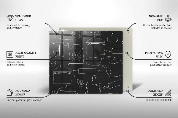 Placă de protecție pentru aragaz Accesorii de bucătărie din desene animate