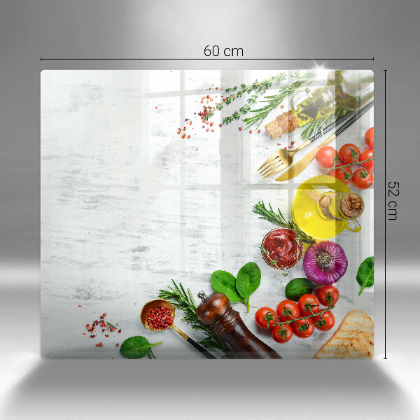 Placă protecție plita Legume și condimente