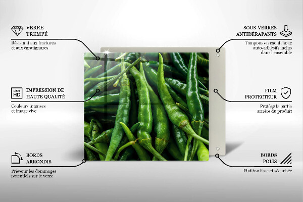 Placă sticla protectie aragaz Păstăi de mazăre