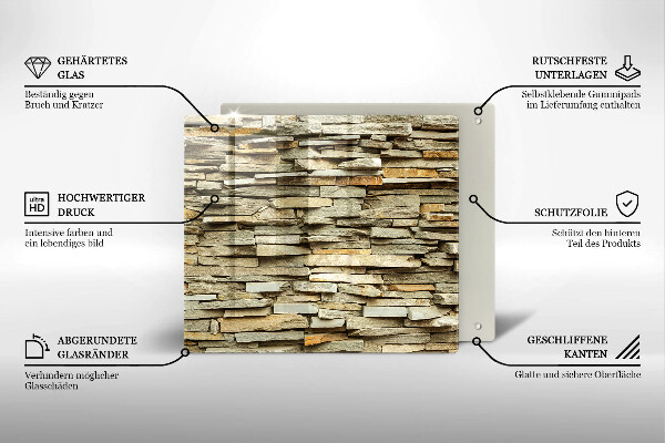 Placă protecție plita Pietre decorative